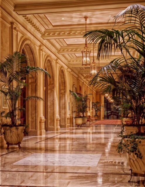 lobby hotel interior hallway 398845